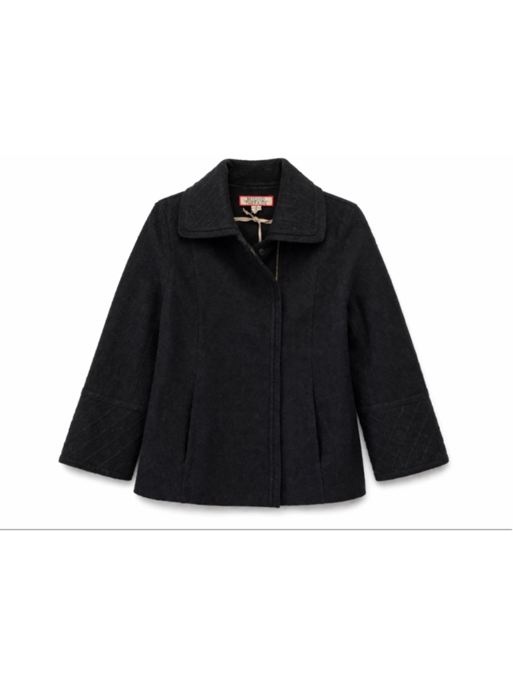 NWT Beyond Threads Black Alpaca Wool Blend Jacket Women’s Coat Peru S